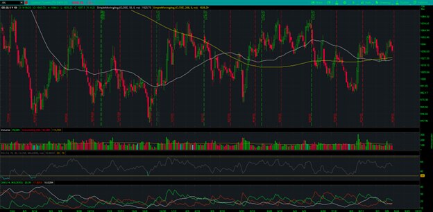 Soybean Futures (/ZS) Daily Chart